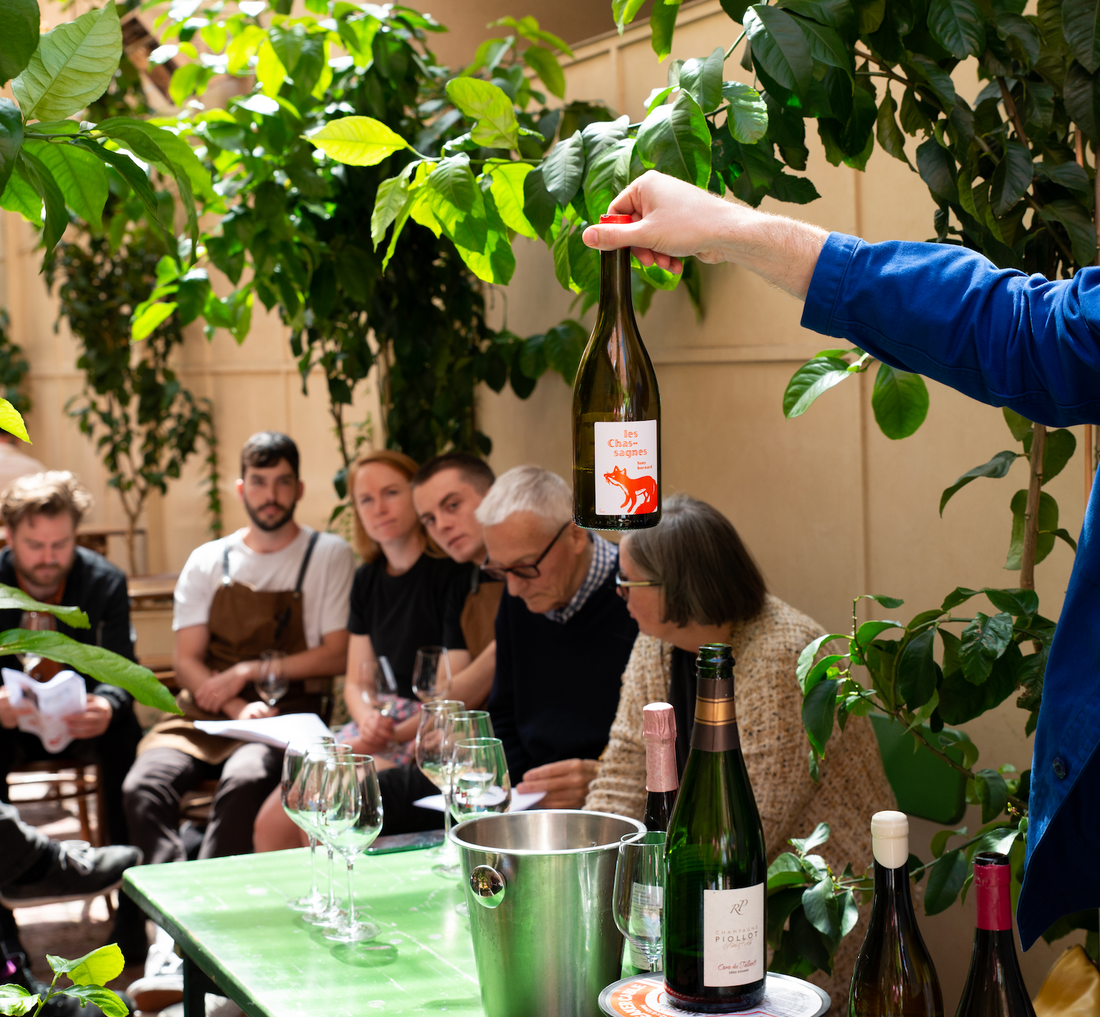 bornard jura les chassagnes living wines wine tasting rare wine unicorn wine